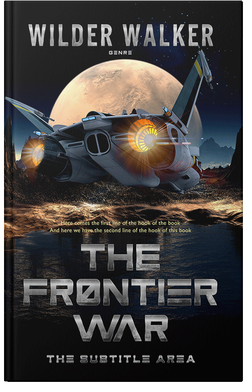 Front view of Premade Science Fiction Book Cover - Rodeo Dust