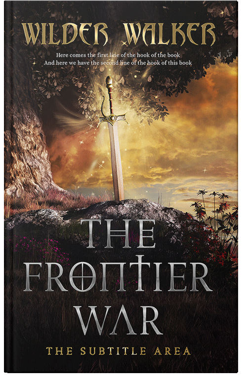 Front view of Premade Fantasy Book Cover - Oil