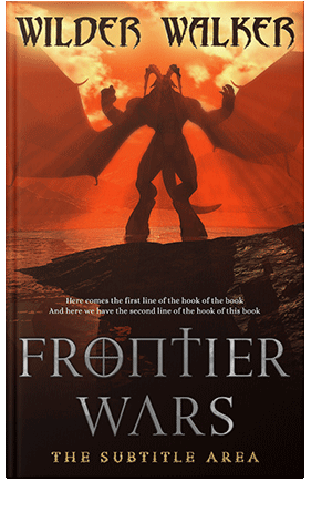 Pre Made Book Cover Flame Pea