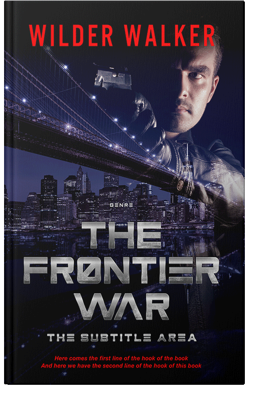 Front view of Premade Mystery & Thriller & Suspense Book Cover - Brandy Rose