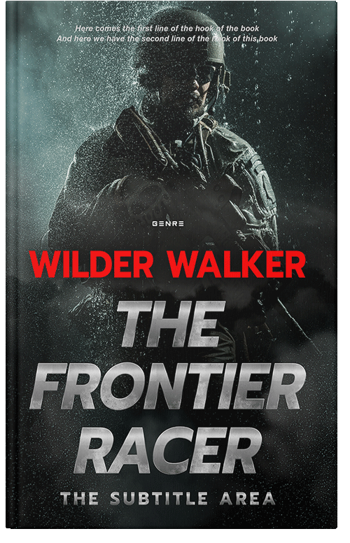 Front view of Premade Mystery & Thriller & Suspense Book Cover - Woodsmoke