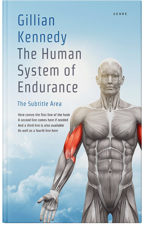 Front view of Premade Medical Book Cover - Geyser