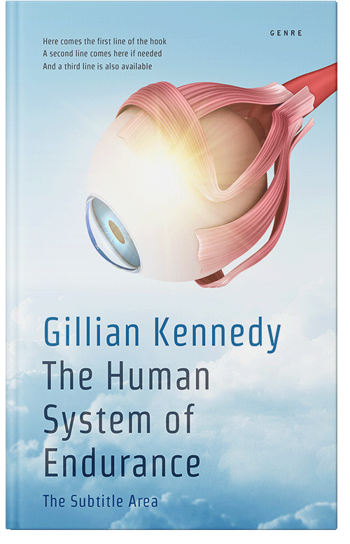 Front view of Premade Medical Book Cover - Geyser