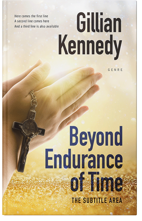 Front view of Premade Religion & Spirituality Book Cover - Albescent White