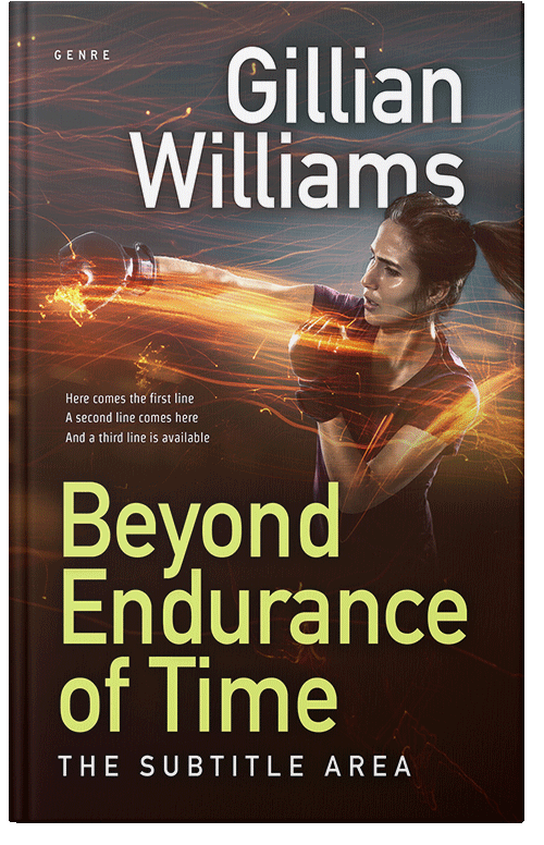 Front view of Premade Health & Dieting & Fitness Book Cover - Eclipse