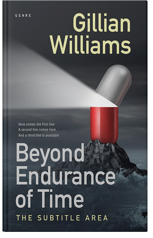 Front view of Premade Health & Mind & Body Book Cover - Charade