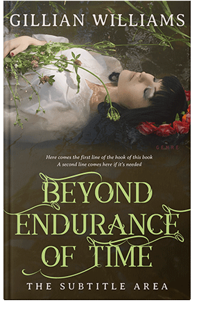 Pre Made Book Cover Black Marlin