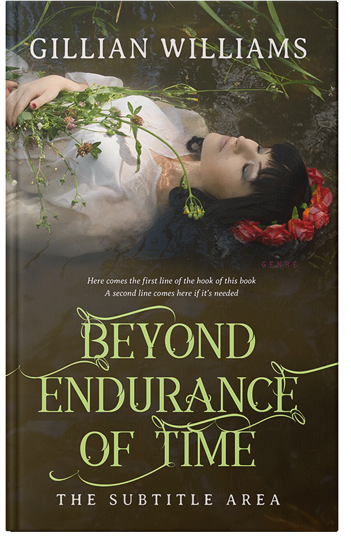 Front view of Premade Mystery & Thriller & Suspense Book Cover - Black Marlin