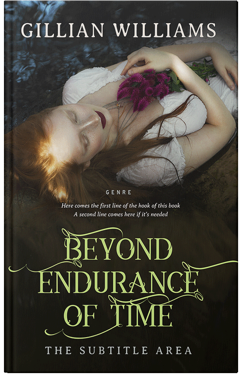 Front view of Premade Romance Book Cover - Heathered Gray