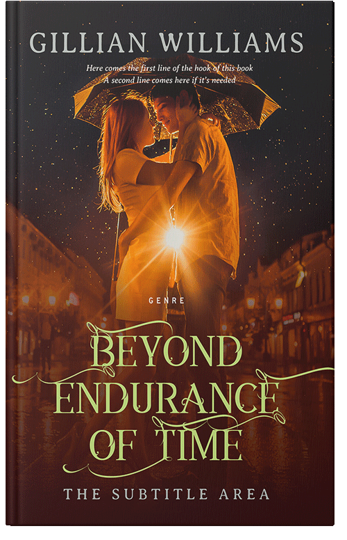 Front view of Premade Romance Book Cover - Cedar