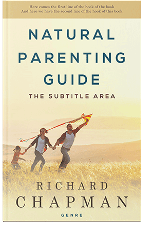 Pre Made Book Cover Champagne