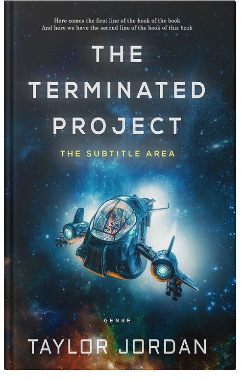 Front view of Premade Science Fiction Book Cover - Gable Green