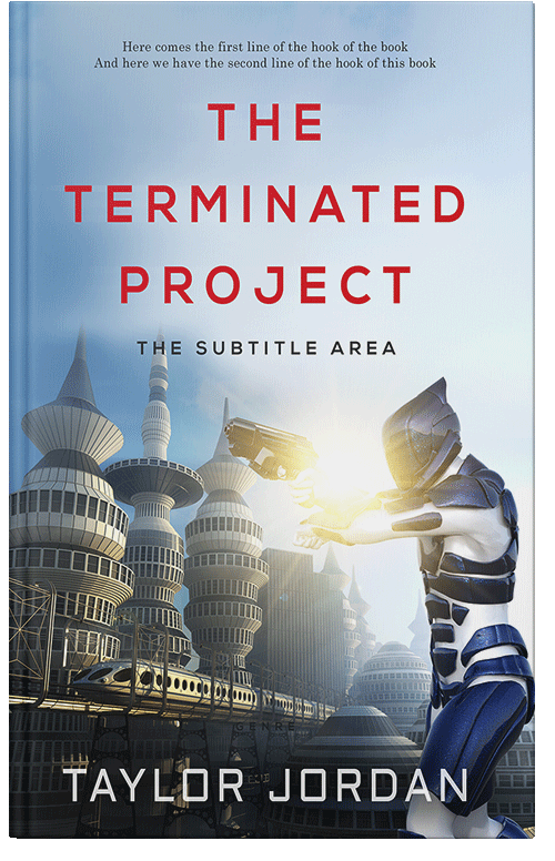 Front view of Premade Science Fiction Book Cover - Geyser