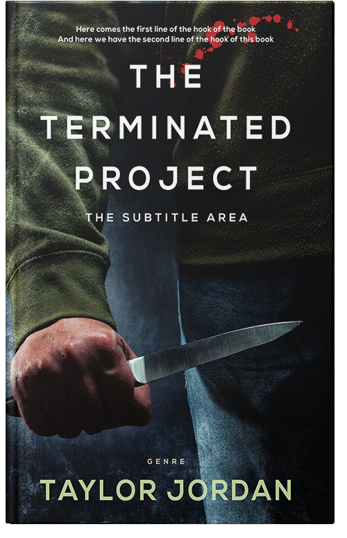 Front view of Premade Mystery & Thriller & Suspense Book Cover - Woodsmoke