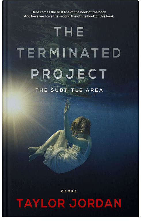 Front view of Premade Mystery & Thriller & Suspense Book Cover - Ebony