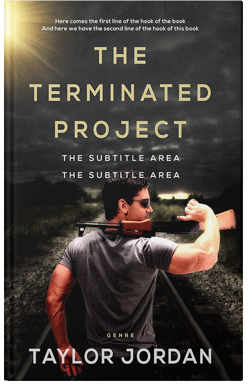 Front view of Premade Mystery & Thriller & Suspense Book Cover - Cod Gray