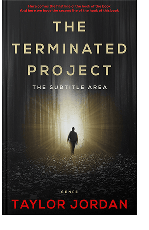 Pre Made Book Cover Cod Gray