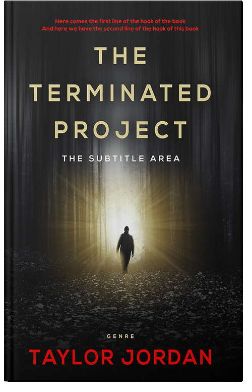 Front view of Premade Mystery & Thriller & Suspense Book Cover - Cod Gray