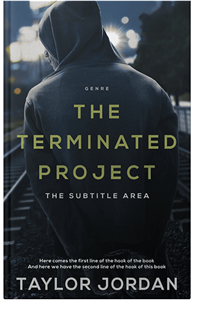 Pre Made Book Cover Ebony