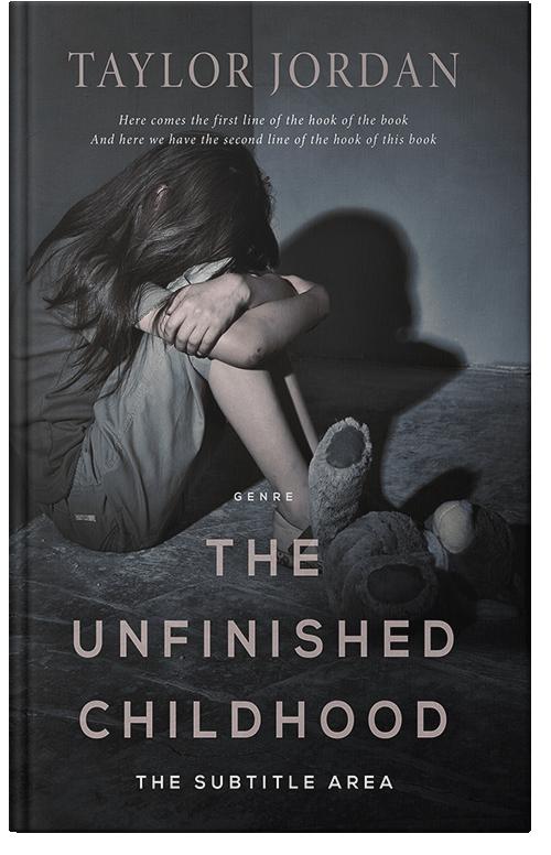 Front view of Premade Literary Fiction Book Cover - Shark