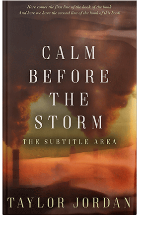 Pre Made Book Cover Brown Derby