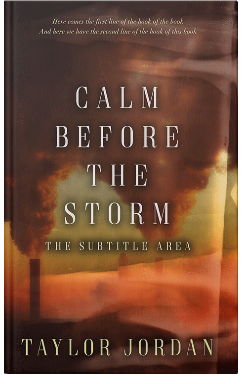 Front view of Premade Environment & Ecology Book Cover - Brown Derby