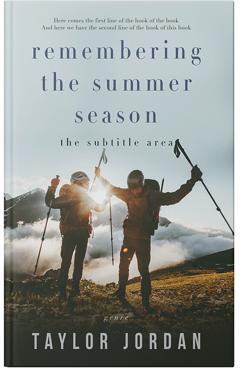 Front view of Premade Travel Book Cover - Kelp