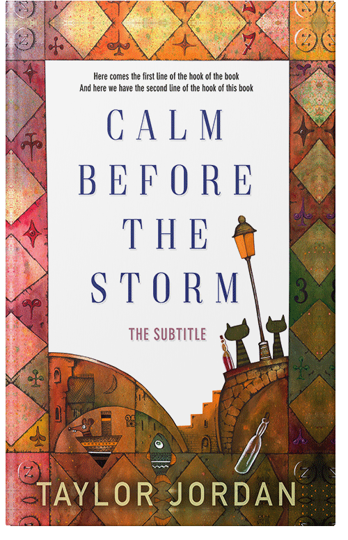 Front view of Premade Children's Book Cover - Mule Fawn