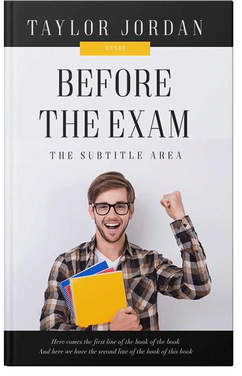 Front view of Premade Education Book Cover - Mischka