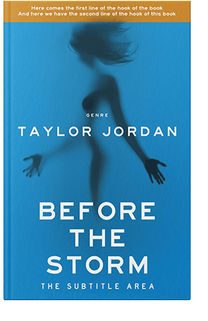 Pre Made Book Cover Denim