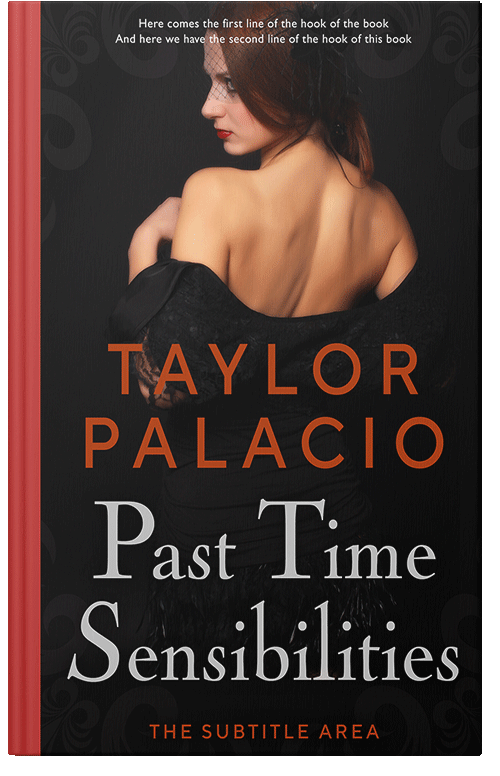 Front view of Premade Erotica Book Cover - Antique Brass