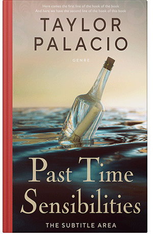 Premade Book Cover Cocoa Brown