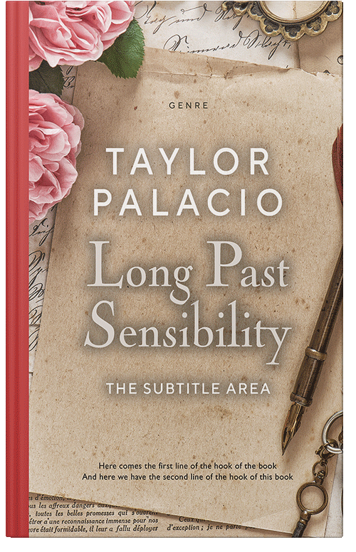 Front view of Premade Romance Book Cover - Indian Khaki