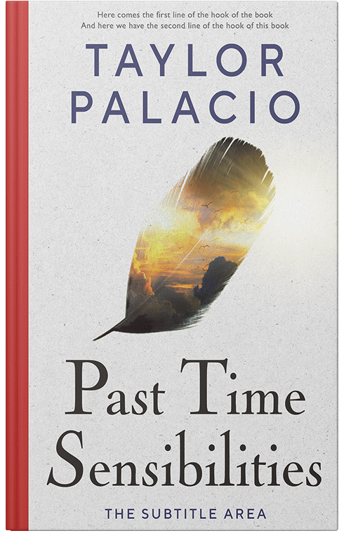 Front view of Premade Poetry Book Cover - Cararra