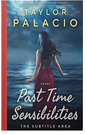 Pre Made Book Cover Pickled Bluewood