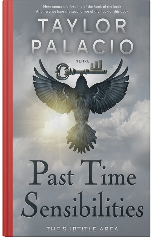 Front view of Premade Surreal Book Cover - Oslo Gray