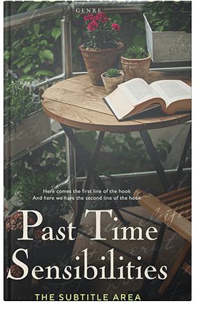 Pre Made Book Cover Lunar Green