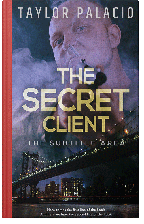 Front view of Premade Mystery & Thriller & Suspense Book Cover - Ebony Clay