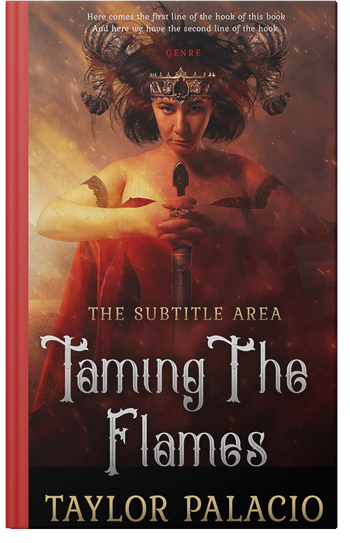 Front view of Premade Fantasy Book Cover - Coffee Bean