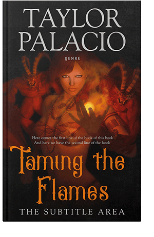 Pre Made Book Cover Tuscany