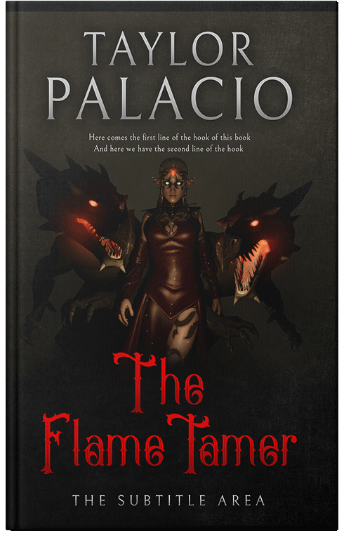 Front view of Premade Fantasy Book Cover - Zeus