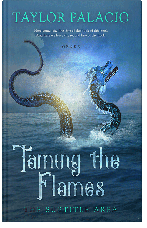 Front view of Premade Fantasy Book Cover - Chambray