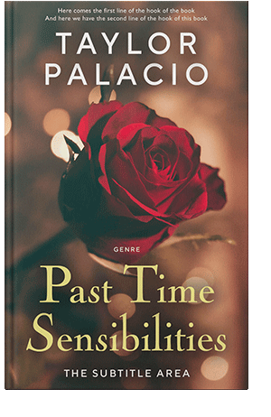 Pre Made Book Cover Taupe