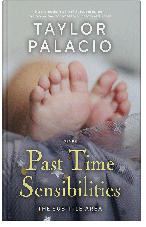 Front view of Premade Health & Mind & Body Book Cover - Cloudy