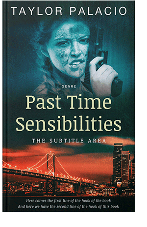 Pre Made Book Cover Antique Brass