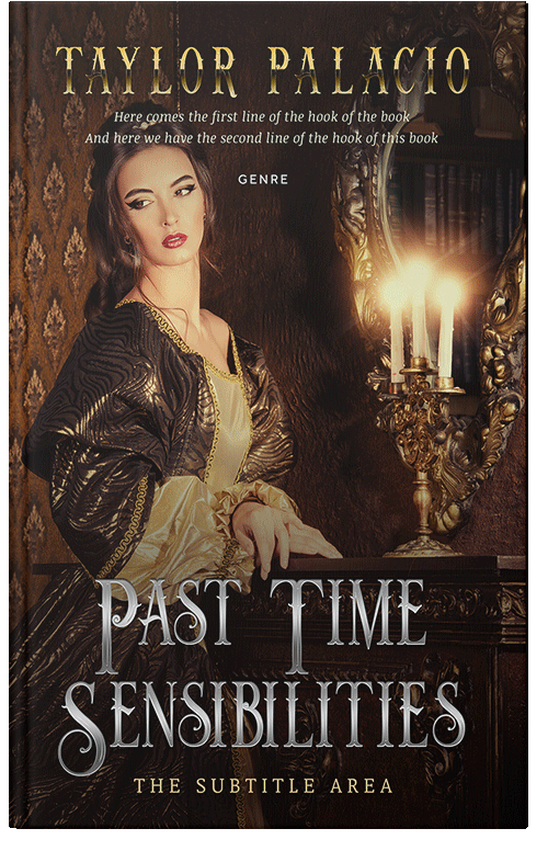 Front view of Premade Historical Book Cover - Indian Khaki