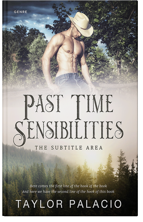 Front view of Premade Romance Book Cover - Shark