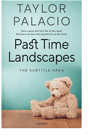 Pre Made Book Cover Paris White