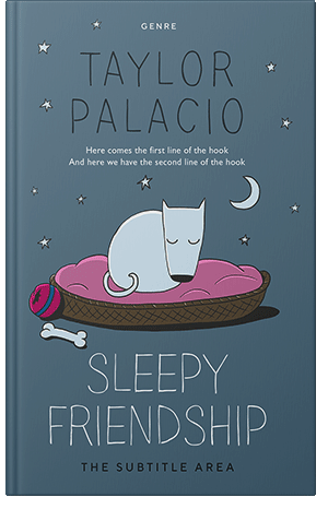 Premade Book Cover Blue Bayoux