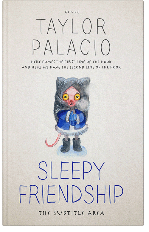 Front view of Premade Literary Fiction Book Cover - Pampas